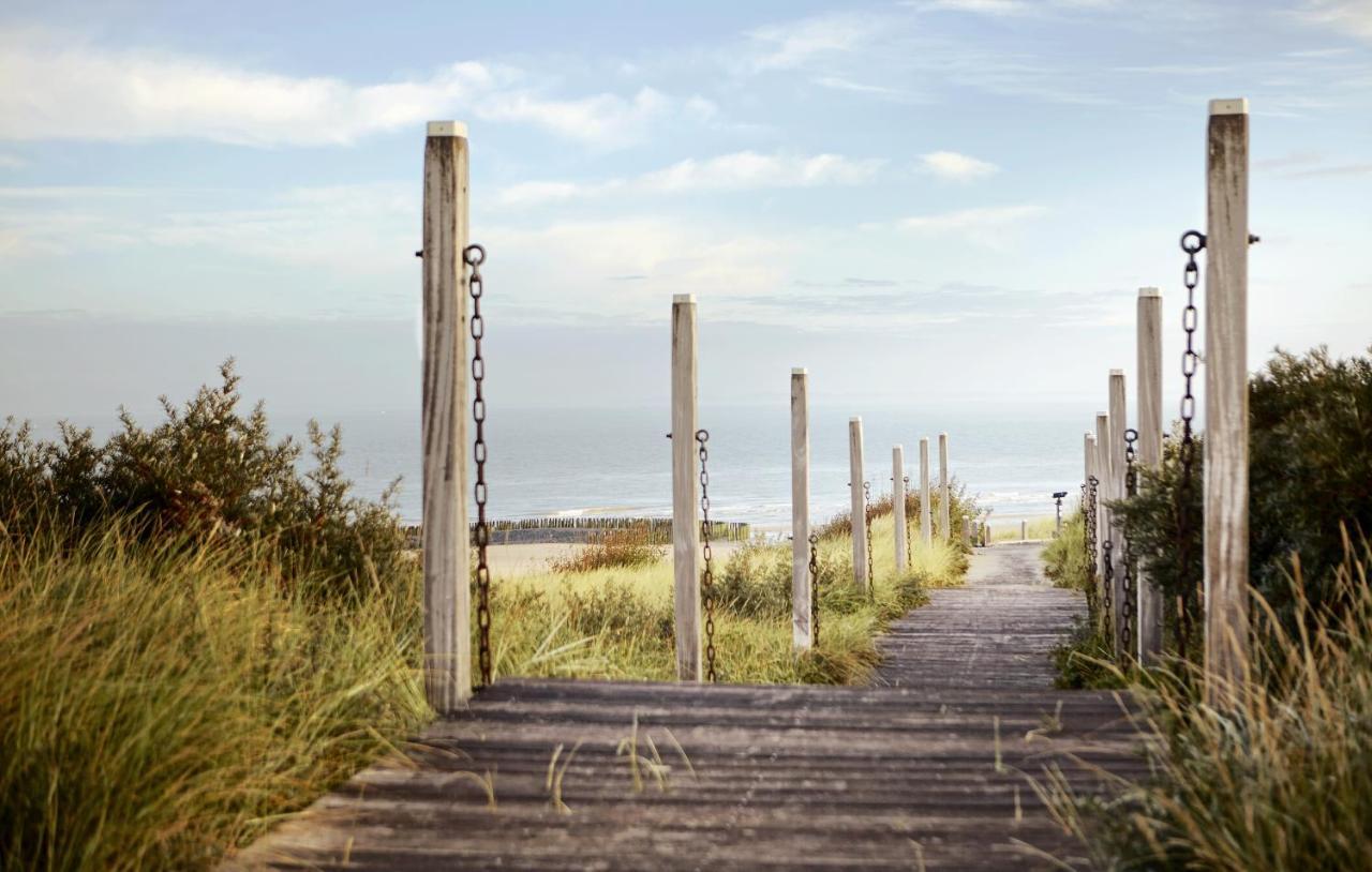 Chalet Aan Het Strand Nieuwvliet Buitenkant foto